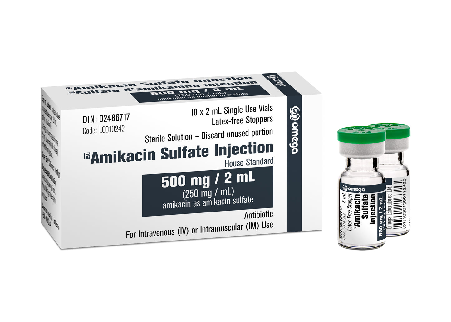 Sulfate d'amikacine injection