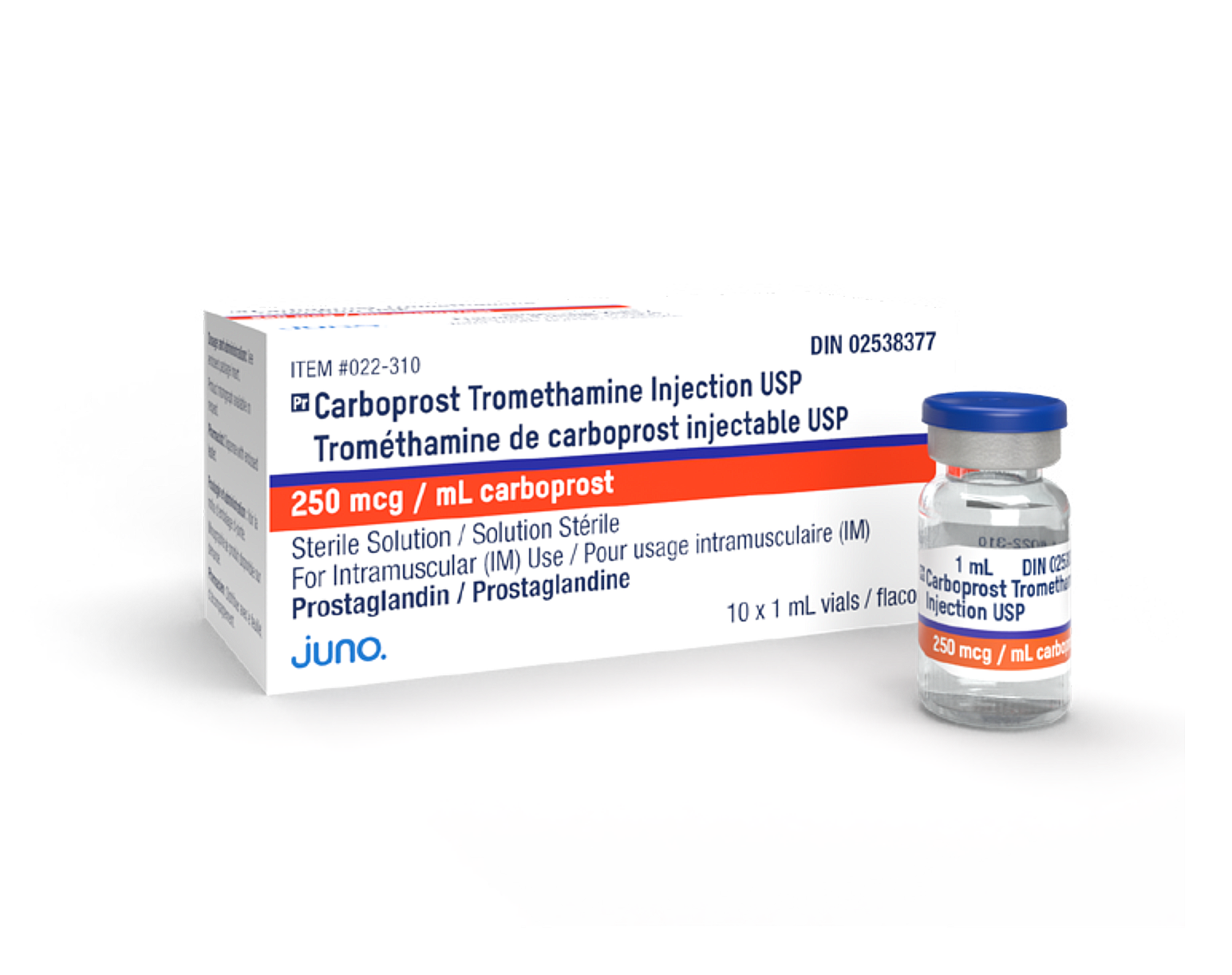 Carbo Prot Carboprost Tromethamine Injection USP – Juno Pharma Canada Inc.
