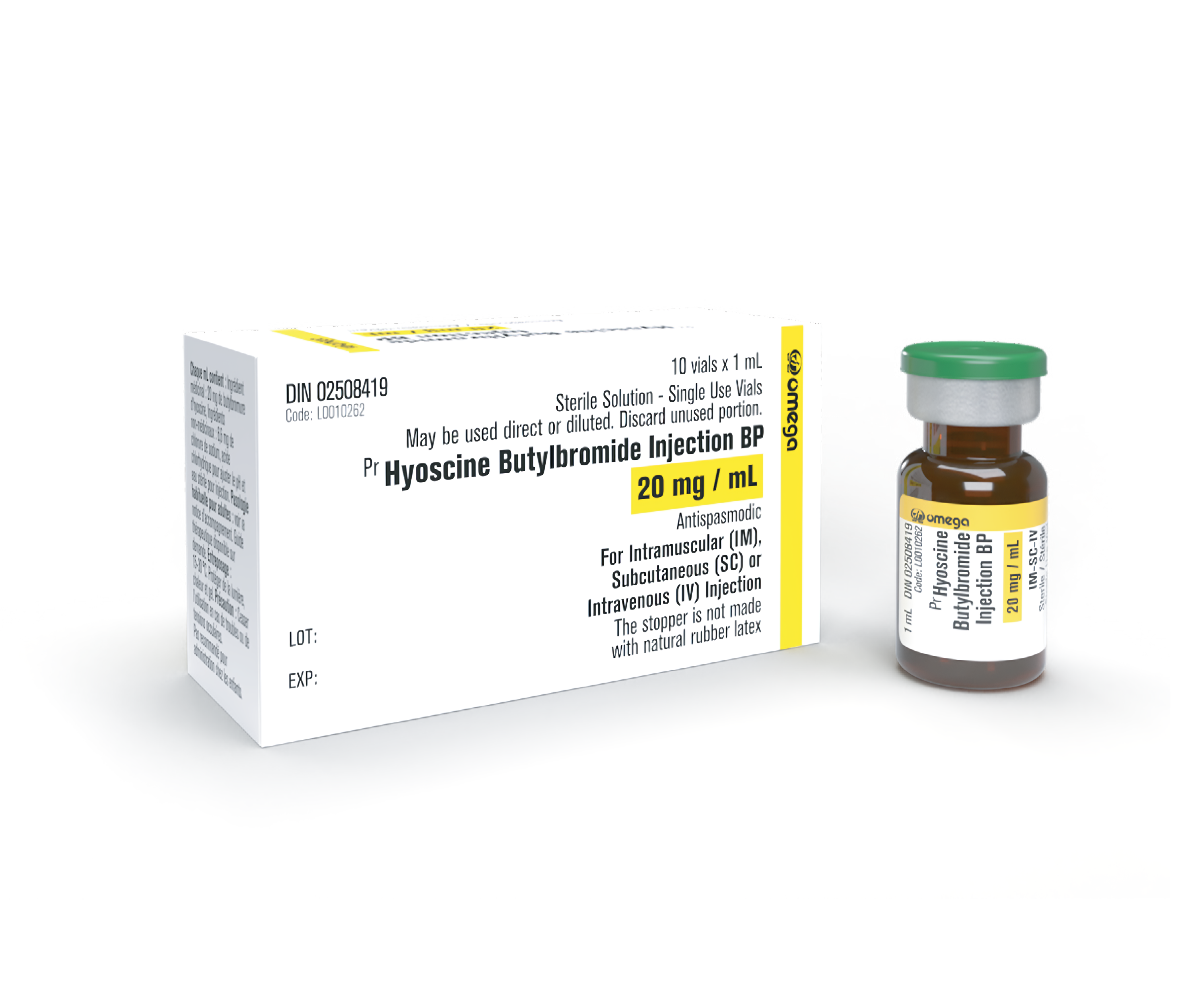 Hyoscine Butylbromide Injection BP – Juno Pharma Canada Inc.