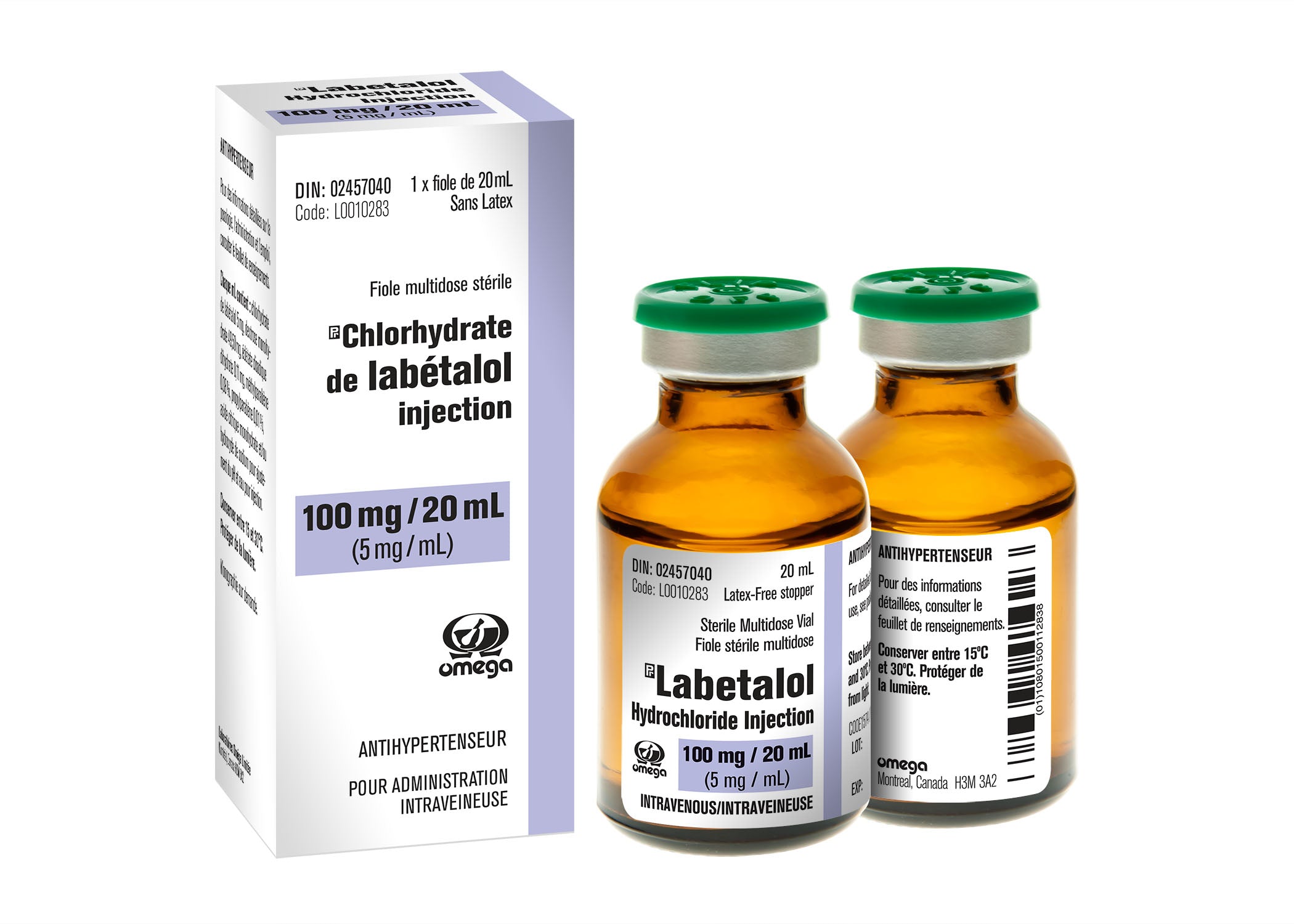 Labetalol Hydrochloride Injection – Juno Pharma Canada
