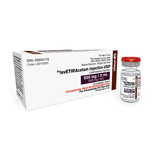 Levetiracetam Injection USP 100mg/mL