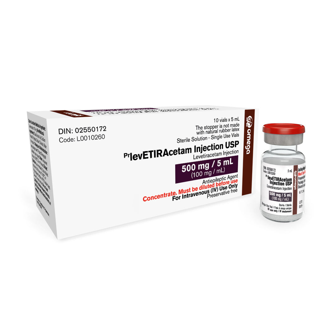 Levetiracetam Injection USP 100mg/mL