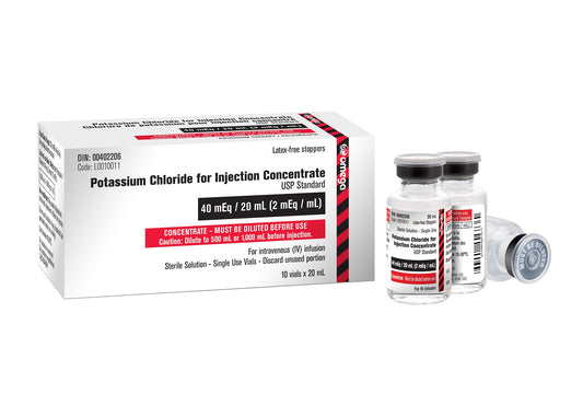 Potassium Chloride For Injection Concentrate