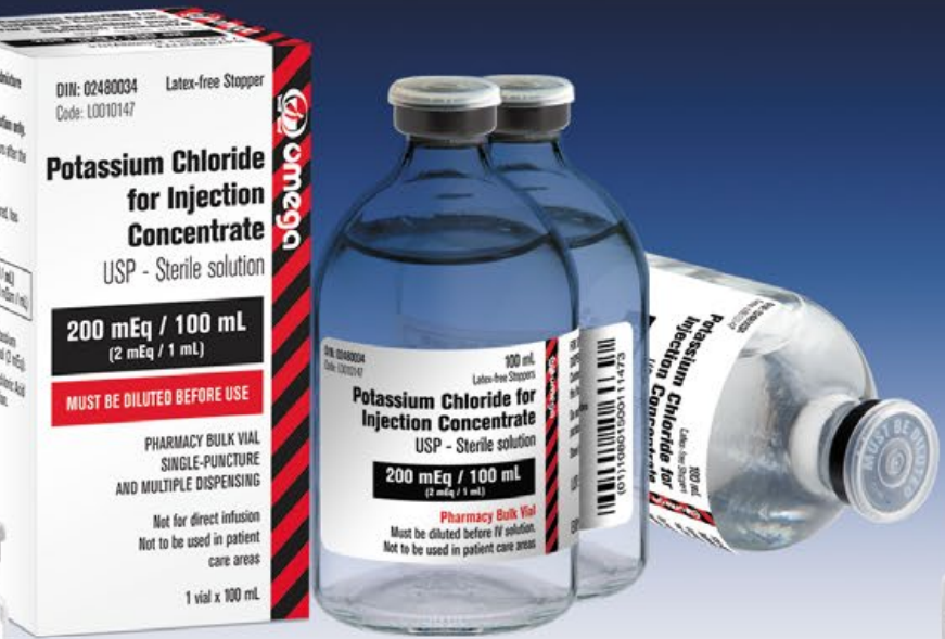 Potassium Chloride For Injection Concentrate – Juno Pharma Canada Inc.