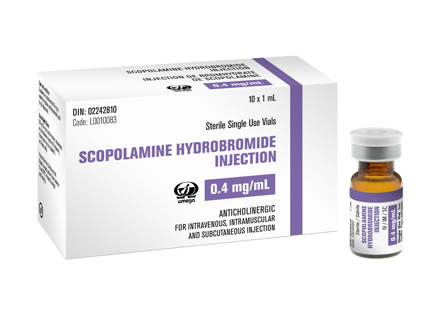 Injection de bromhydrate de scopolamine