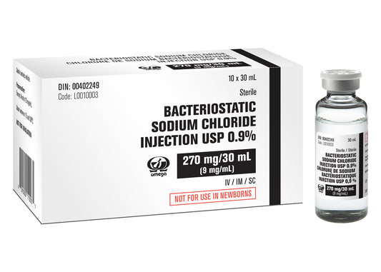 Sodium Chloride Bacteriostatic For Injection USP