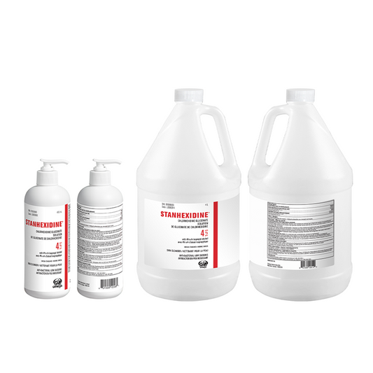 STANHEXIDINE 4% - Chlorhexidine Gluconate 4% w/v aqueous with Isopropyl Alcohol 4%