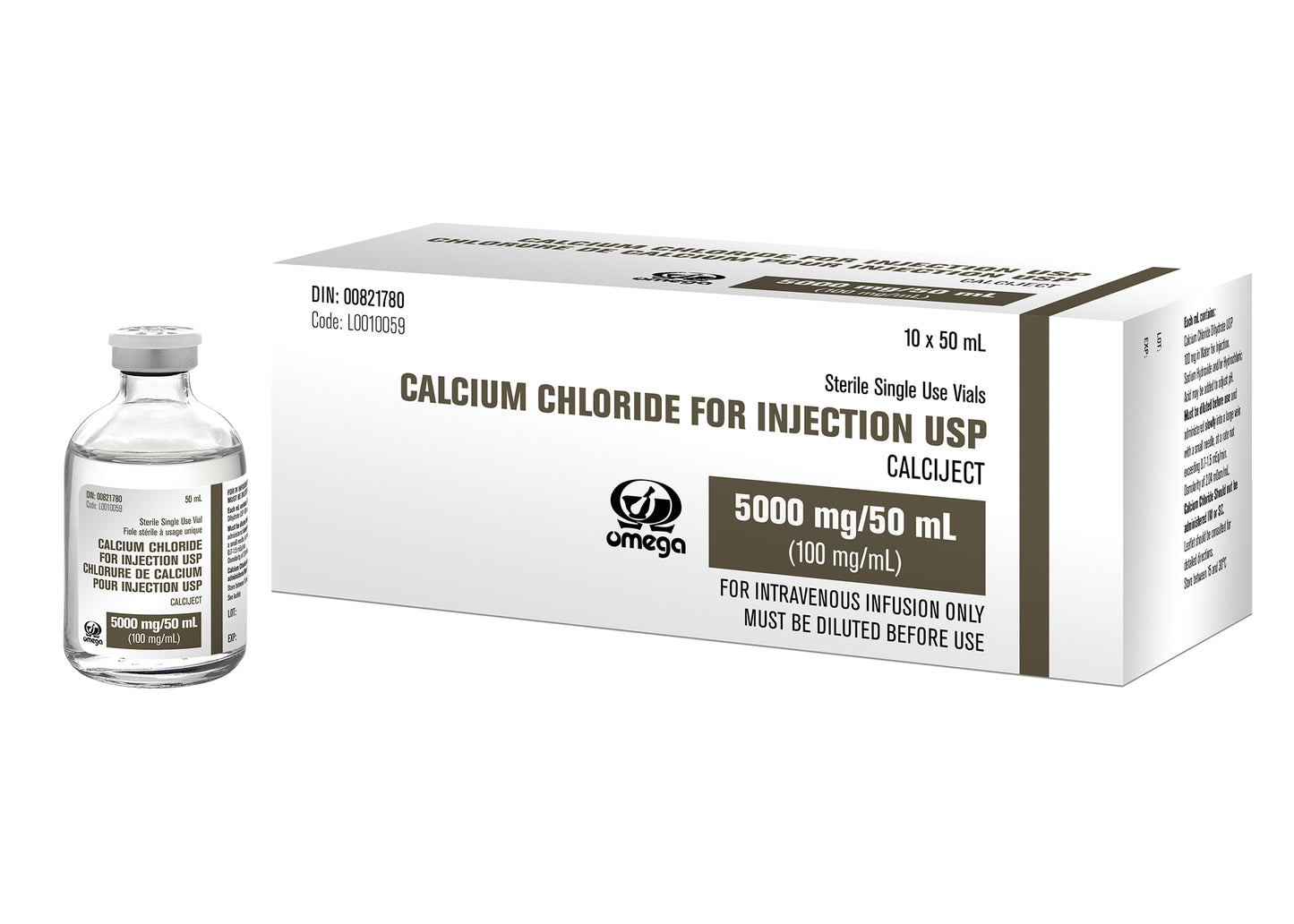 Chlorure de calcium pour injection USP