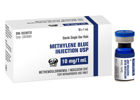 Injection de bleu de méthylène USP (1mL)